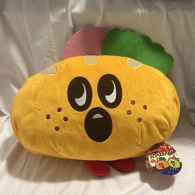 Amuse Mr. France Plush Bread Baguette Sandwich Roll Ham Lettuce Japan 