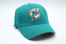 Reebok Acrylic Blend Miami Dolphins Flex‑Fit Hat Cap One Size