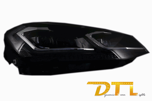 LED Phares pour VW Golf 7 12-17 Facelift G7.5 R Line Look Lumières Séquentielles - Photo 12/12