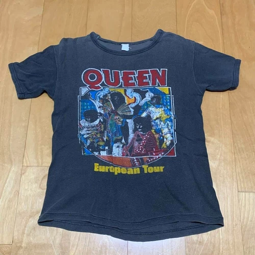 Rare Queen Band The Works European Tour Concert 1980s vintage concert t-shirt, vintage, size L, single stitch, B+ condition