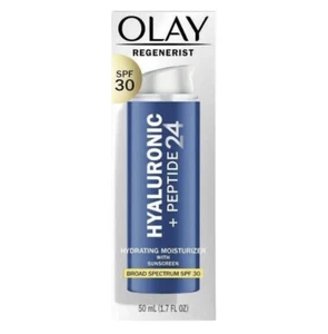 Olay Regenerist Hyaluronique + Peptide 24 Hydratant visage, sans parfum SPF 30