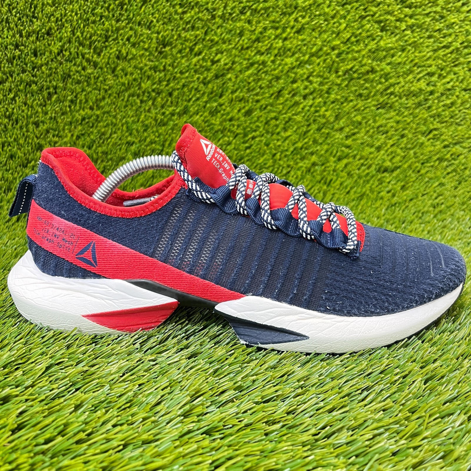 SAOLA Scarpe da corsa sportive Reebok Sole Fury da uomo taglia 11 5 blu rosso bianco sneakers