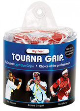 Tourna Grip, Original Dry Feel Tennis 30 Grips in a Vinyl Pouch