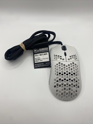 Glorious Model O Wired PC Gaming Mouse - White (GO-WHITE)