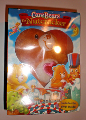 CARE BEARS THE NUTCRACKER TENDERHEART BEAR PLUSH WITH DVD INSIDE