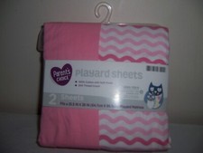 Parents Choice playard sheets pink New