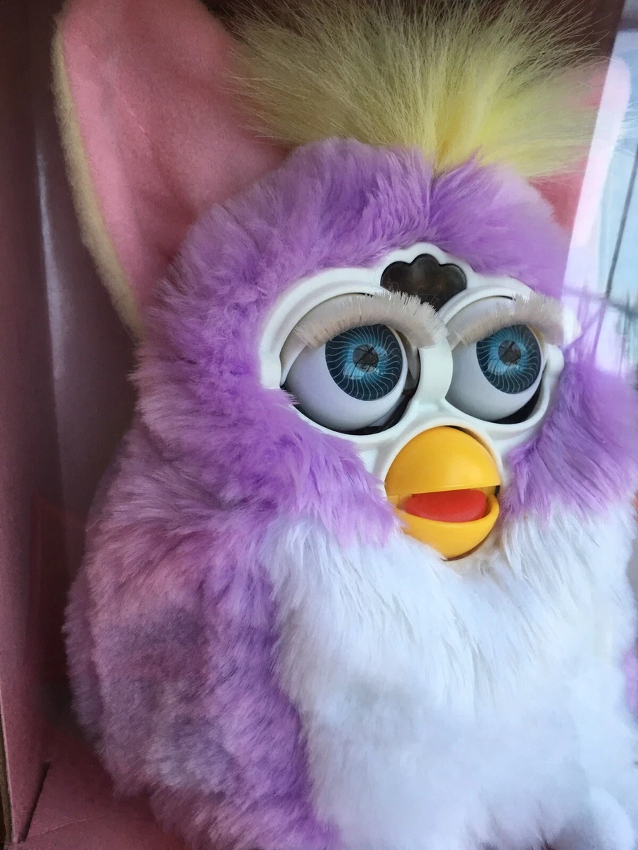 RARE SPECIAL LIMITED EDITION PURPLE, WHITE & YELLOW FURBY 1998