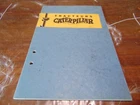 1931 CATERPILLAR 10 15 20 30 60 Tractor Brochure Brochure in French