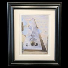 Salvador Dali Apparition of Visage of Aphrodite of Cridos Framed/Matted
