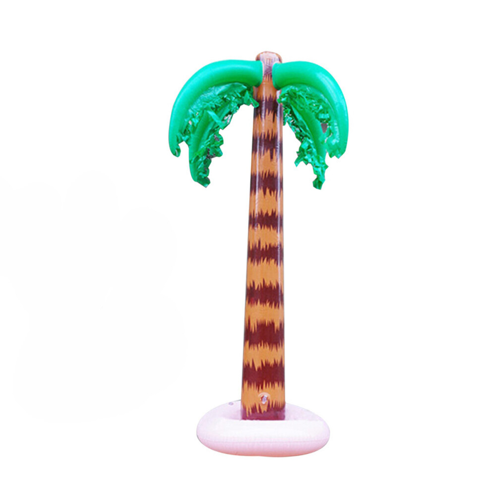 2 Pcs Inflatable Swimming Pool Toys Floating Palm Tree Inflatable Cup