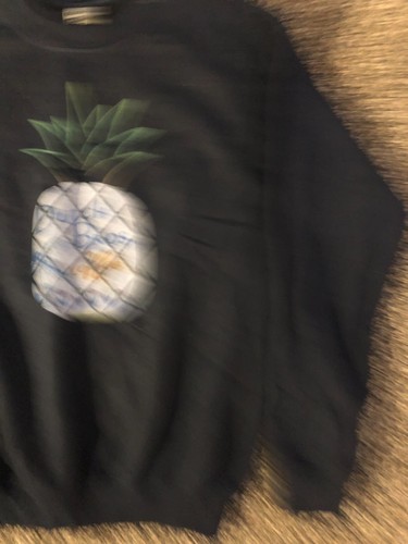 Gildan Heavy Blend Dutch Bro Pineapple Graphic Youth Large Pullover Sweater - Picture 3 of 8