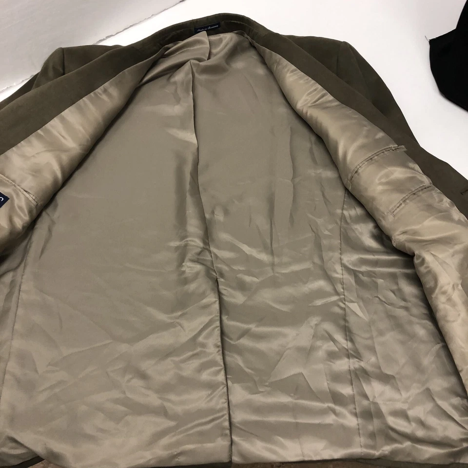 Chaps Ralph Lauren Modern Sport Coat Microfiber Jacket ULTRA SUEDE Soft Blazer - Image 4 of 4