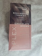 Revolution Hair Plex Bond Restore Toner Kit Chocolate Brown