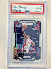 2023-24 Panini Adama Sanogo White Prizm /175 Rookie RC #286 PSA GEM 10 Bulls