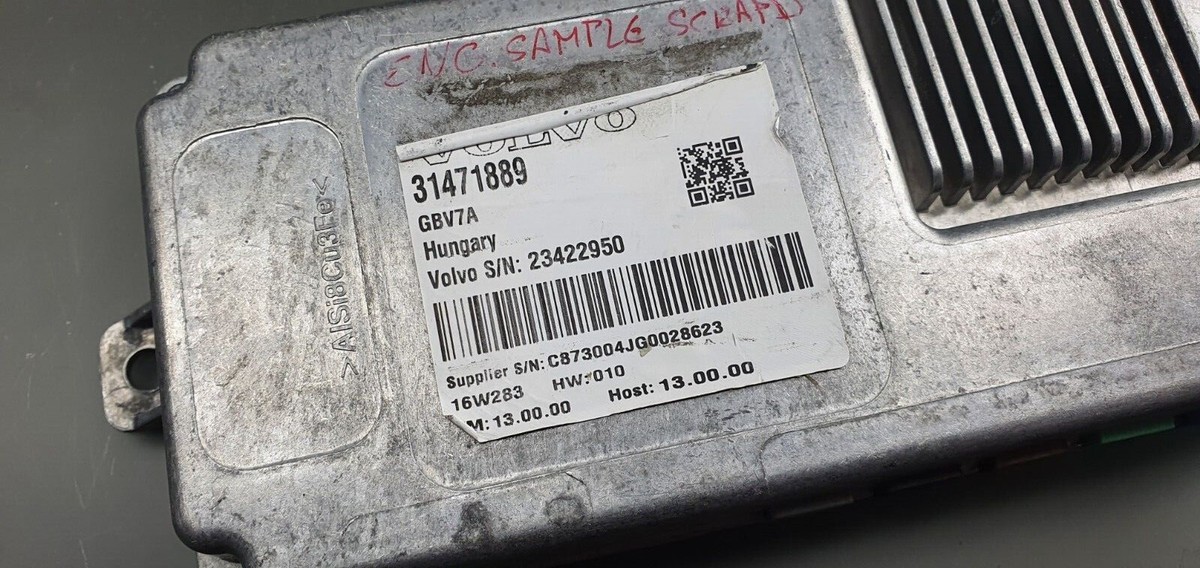 【中古】 ＆・U/ＣＤ/VQCS-30017 Original Volvo S90 V90 XC XC60 Control Unit Parking Aid