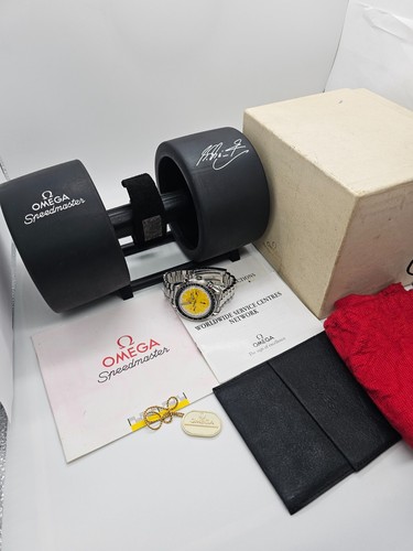 OMEGA Speedmaster Chrono Micheal Schumacher Yellow Watch - 3510.12.00 - Picture 24 of 24
