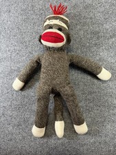 Circo Sock Monkey 17" Plush Stuffed Animal Toy Small Brown. 2012