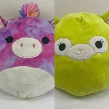 Squishmallows FLIPMALLOWS 12" PLUSH Willow The Pegasus Kimberly The Llama No Tag
