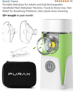 #ad Portable Handheld Mesh Nebu For Adults And Kids Travel Home Use $34.88