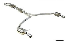 OBX Polished Stainless TurboBack Exhaust Kit 12-17 Audi C7 A7 A6 3.0T Quattro