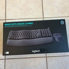 LOGITECH WAVE KEYS MK670 COMBO WIRELESS  ERGO...