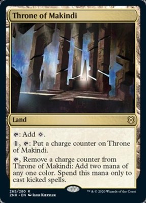 Throne of Makindi - ZEN MTG - Light Play