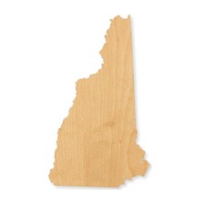 Unfinished New Hampshire Wood Cutout Craft Blank, Unfinished Baltic Birch DIY