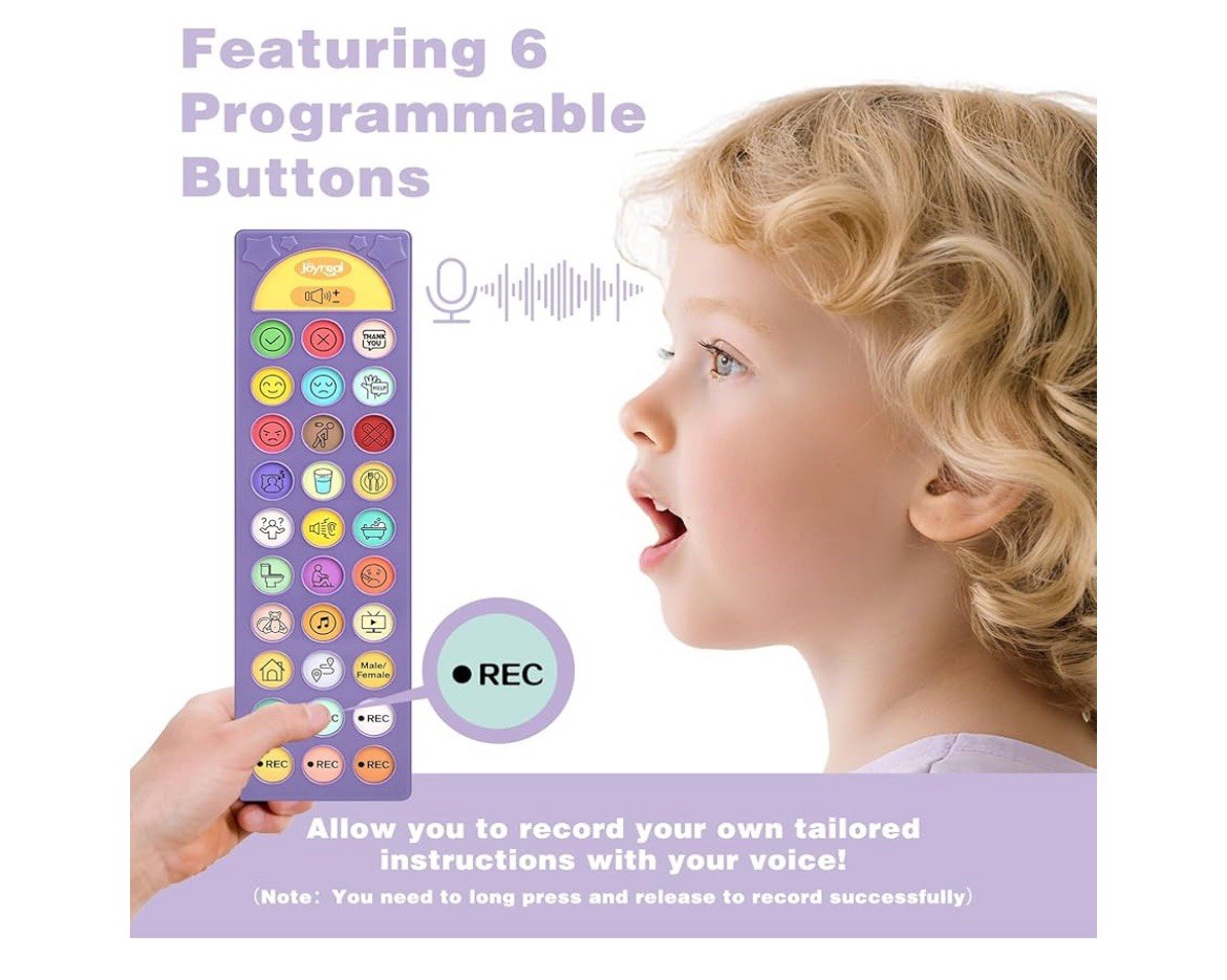 Autism Communication Device AAC Communication Device For Speech Therapy, Non Verbal Autism & Stroke Rehab. AAC Device With Programmable Function. Communication Cards For Autism Talking Aid For Autism - View #5