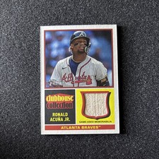 2025 Topps Heritage RONALD ACUNA JR. Clubhouse Collection Bat Relic #CCR-RAC
