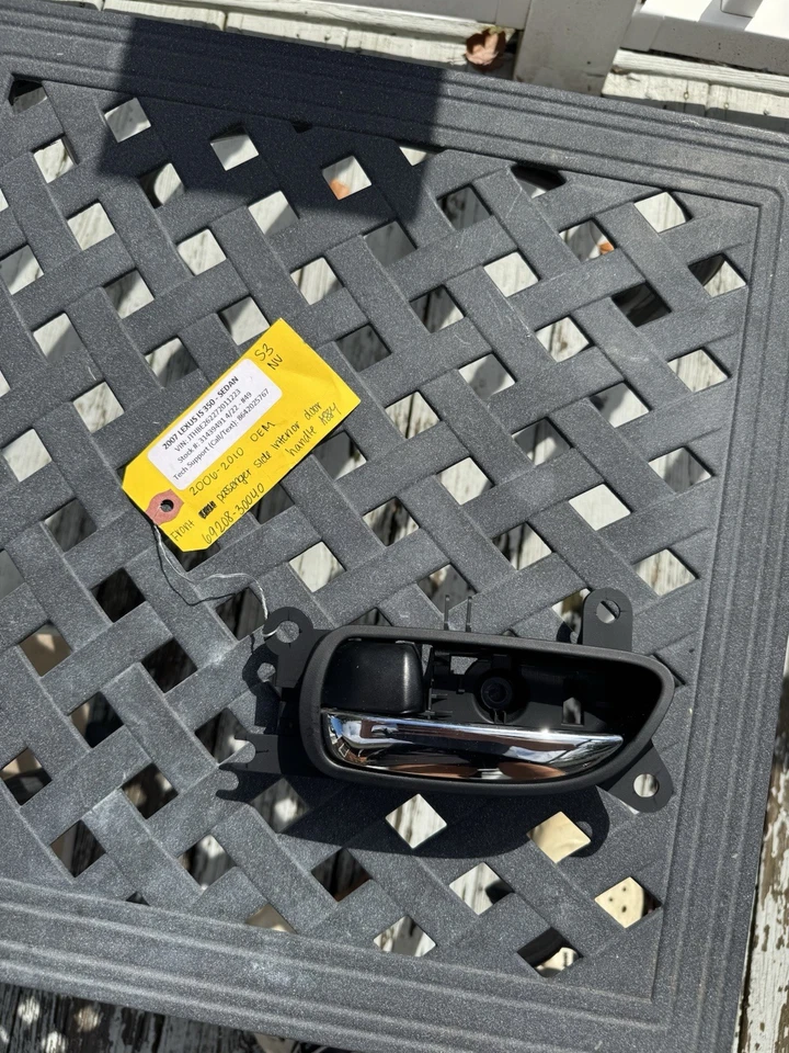 Maçaneta interna lateral dianteira do passageiro Lexus Is 350 2006-2010 fabricante de equipamento original - Imagem 2 de 3