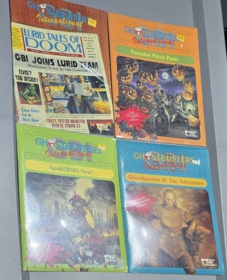 4 Ghostbusters International 8½x11'' Pumpkin Panic ApolKERMIS Lurid Doom RPG Game
