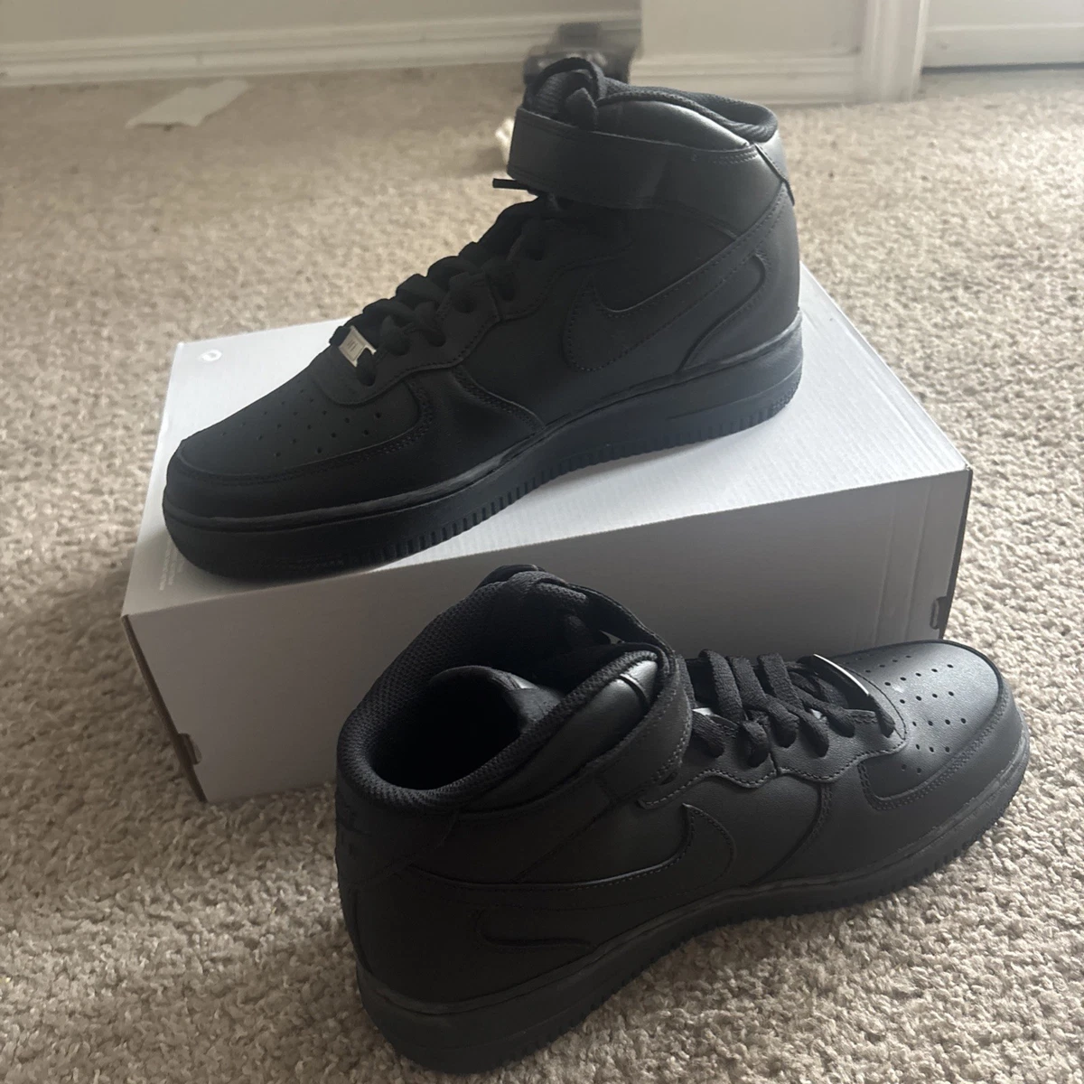Nike Air Force 1 07 Mid Black for Sale | Authenticity Guaranteed