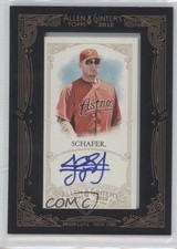 2012 Topps Allen & Ginter's Framed Mini Jordan Schafer #AGA-JS Auto b9e