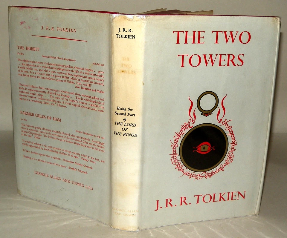 The Two Towers- J. R. R Tolkien - HB/DJ - 1st Edition / 6th Impression 1959 - Image 2 of 4