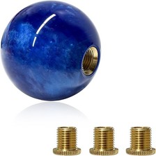 Round Ball Shift Knob Marble Style Gear Lever Stick Shifter Marble-dark Blue