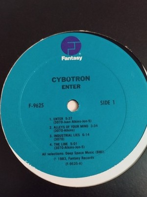 CYBOTRON ENTER LP CLEAR ELECTRO  OLD SCHOOL RARE 