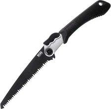 Portable Folding Camping Saw Black High Carbon Steel Blade Compact Handheld Saw