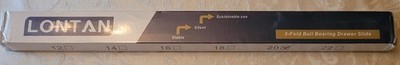 Lontan Drawer Slide 3-Fold Soft Close Ball Bearing 22''