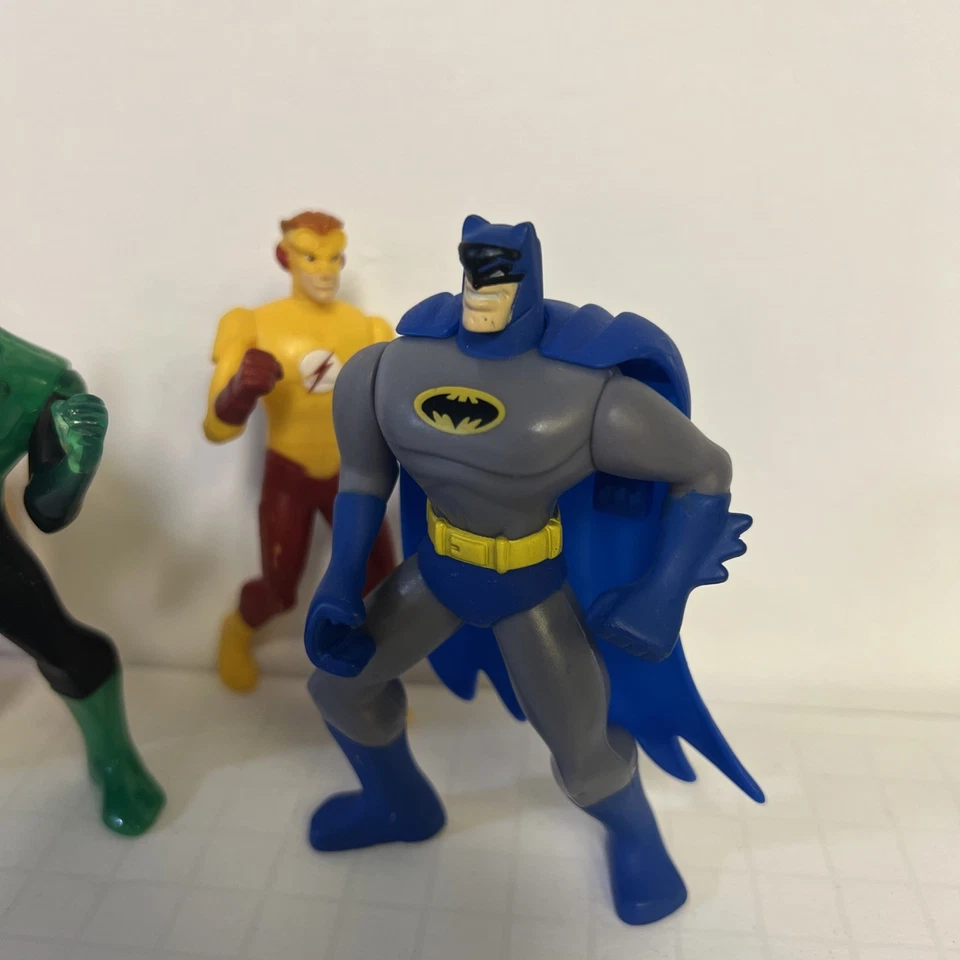 DC Comics Justice League Unlimited & Young Justice Toy Lot of 5 McDonald's - Image 2 of 4