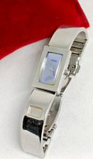 STORM SURGE CURVEX Women's Lilac Dial Solid Steel Quartz Tank Watch - Working