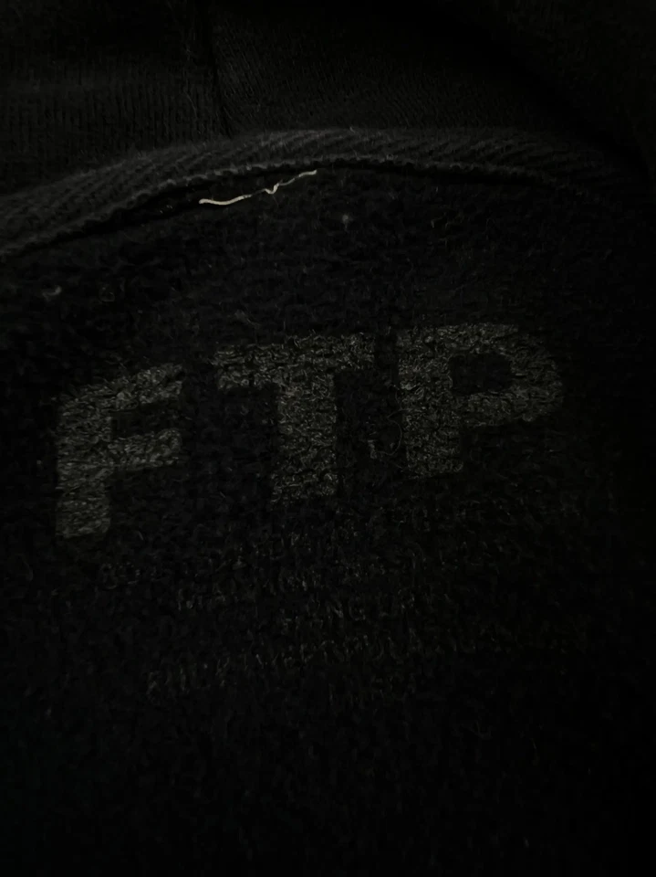 Sudadera con Capucha FTP Noid Dominos Azul Marino Cremallera Grande Trabajo Foto 3 de 3