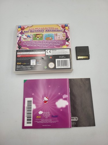 Hello Kitty Birthday Adventures Nintendo DS/3DS/2DS Spiel - komplett Anleitung OVP - Bild 2 von 3