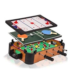 Hockey Table, Mini Table Games for Kids, Arcade Game for Boys  Girls, 3in1