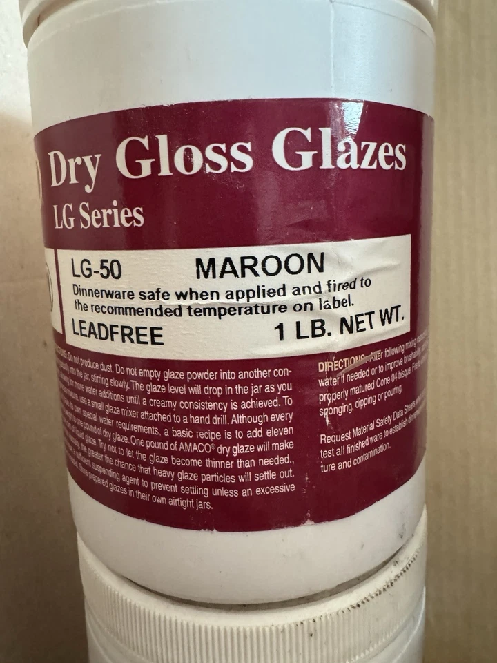 Amaco Laguna Low Fire Glaze lotes pintas mate/brillo cono 05 Foto 3 de 4