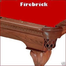 7' Firebrick ProLine Classic Billiard Pool Table Cloth Felt - SHIPS FAST