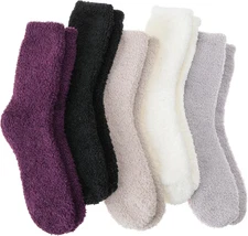 Fuzzy Socks Fluffy Thick Warm Winter Soft Cozy Plush Sleep Home Fleece Cabin Sof