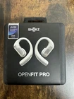 Shokz OpenFit Pro Open-Ear True Wireless Ear-Hook Earbuds ANC Mic White