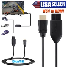 N64 To HDMI Converter Adapter HD Link Cable For N64/ Gamecube/SNES/SFC/NGC 4.9ft
