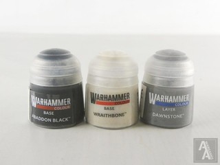 (4686) Abaddon Black Wraithbone Base Dawnstone Layer Paint 40k Warhammer