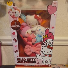 Hello Kitty and Friends Valentine Plush Bouquet - Boxed, 3 Removable